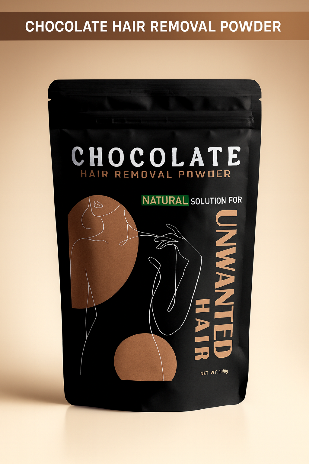 Chocolate Hair Removal Wax Powder – Smooth Skin, Naturally!